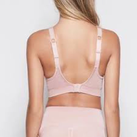 NWT Good American blush high impact sports bra XS - Picture 3 of 10